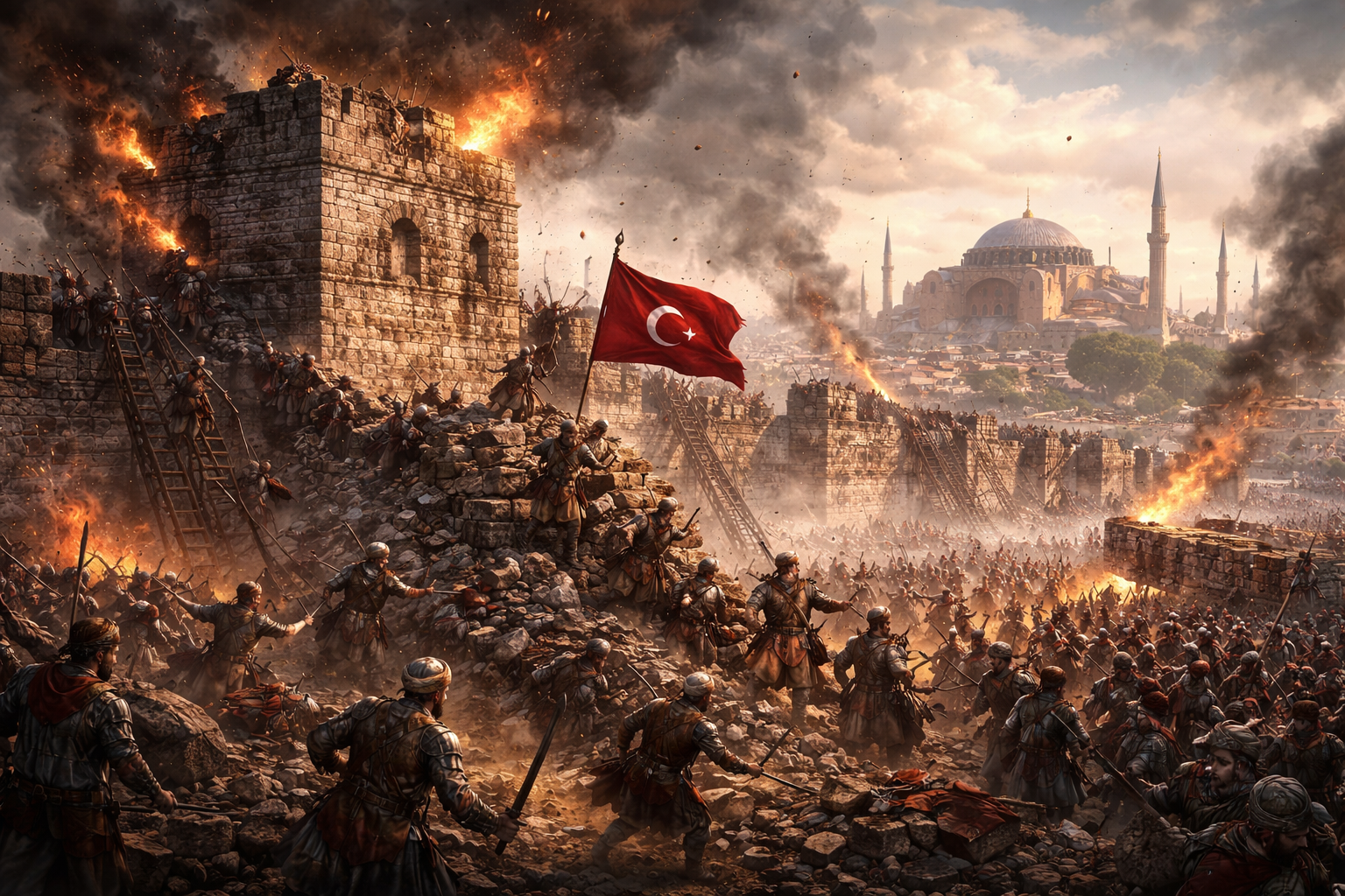 Tras Bastidores de 1453: Cómo Cayó Constantinopla